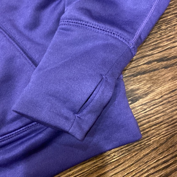 Women’s Nike Dri-Fit Hoodie. Size:Small. Purple with Light blue trim all over. - Picture 4 of 8